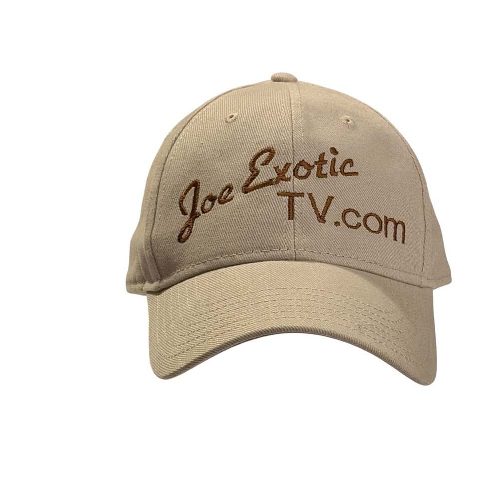 Joe Exotic TV Tiger King Baseball Cap Tan Khaki Cotton Otto Hat Adjustable